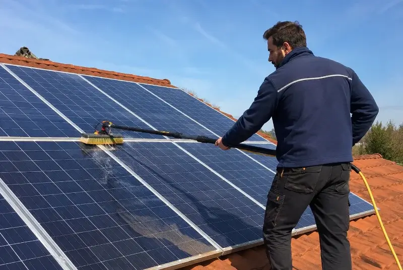Nettoyage et entretien de panneaux solaires à Puceul